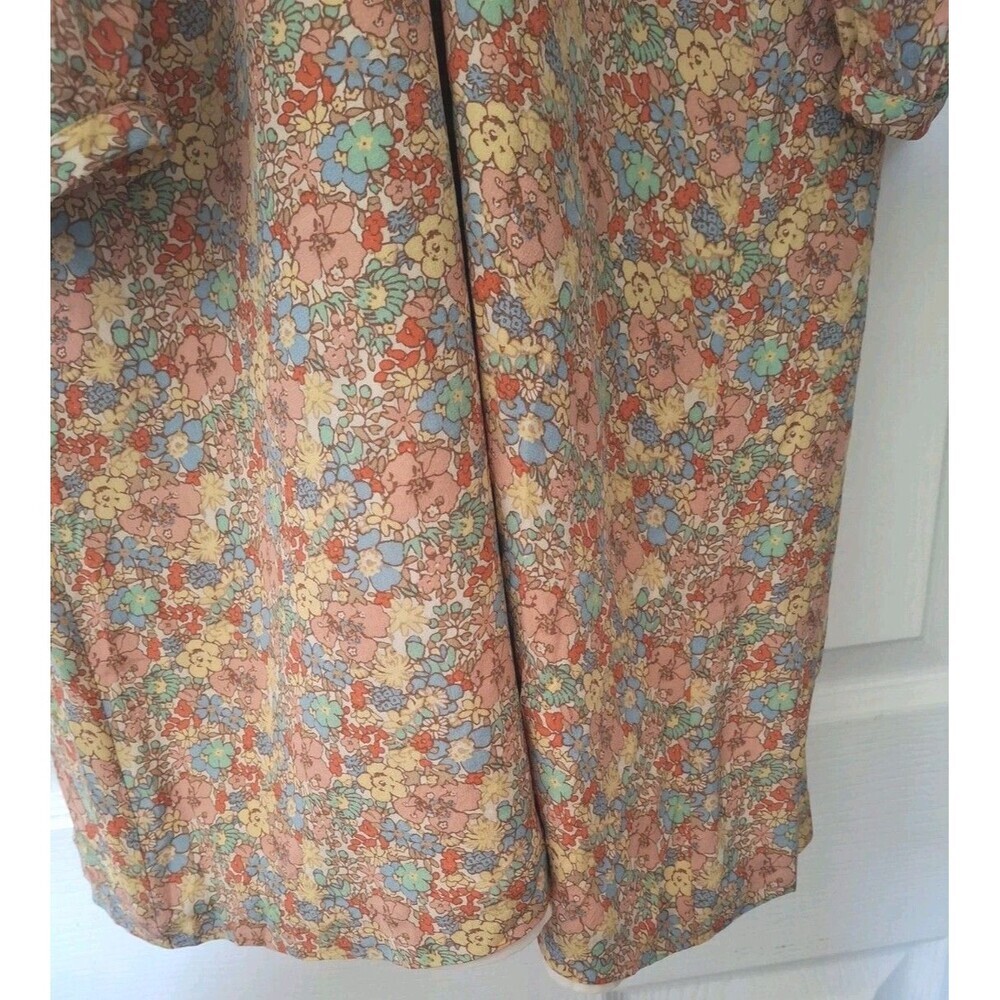 MADEWELL Forsythia Dress Women's Size 8 Blossom Off Shoulder Silk Bloomcore - Picture 8 of 9